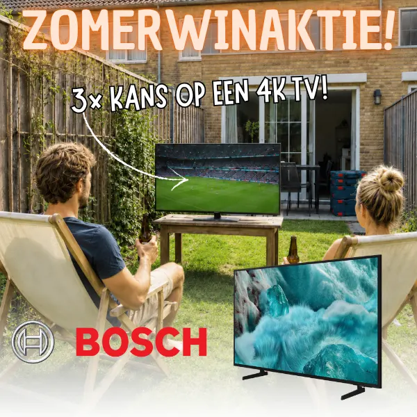 Koop Bosch Profesional Gereedschap en maak kans op een 4K tv